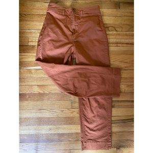 Everlane Rust Chino Straight Leg Pants Size 4